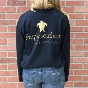Simply Southern Navy Long Sleeve